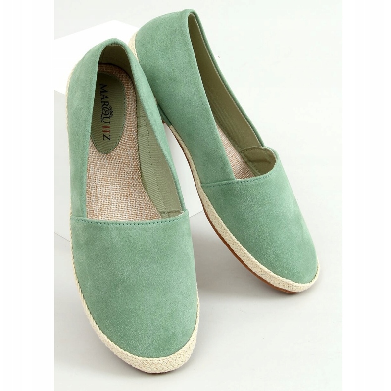 Tenisky mátové espadrilky 7870 zelené zelený 1