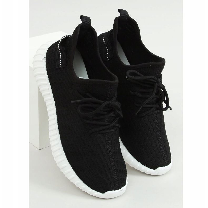 Černá 7817 ČERNÁ / BÍLÁ sportovní ponožky 1