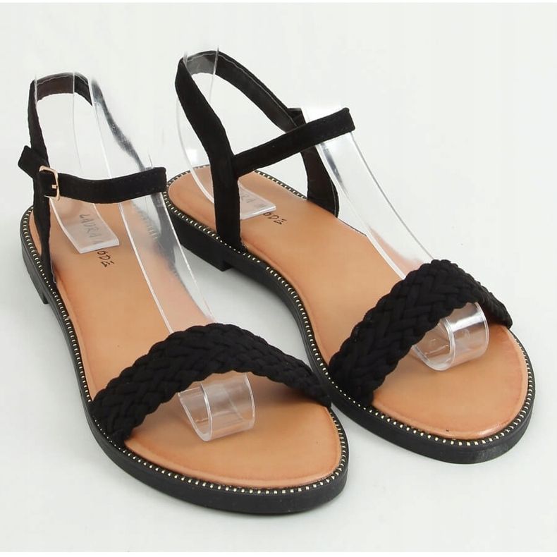 Černé dámské sandály WL061 Black černý 1