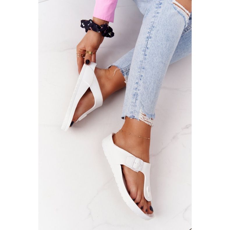 NEWS Dámské gumové žabky White Alma bílý 1