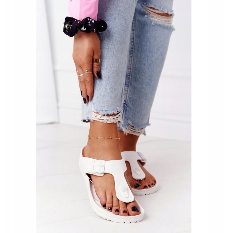 NEWS Dámské gumové žabky White Alma bílý 2