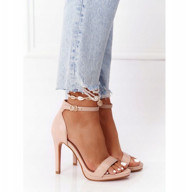 PG1 Elegantní sandály na vysokém podpatku s nahým půvabem růžový 2 PG1 Elegantní sandály na vysokém podpatku s nahým půvabem růžový 2