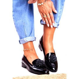 Lakované mokasíny Vinceza 21-10527 černé černý 2