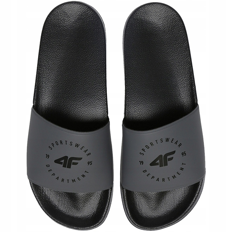 Pánské 4F šedé pantofle H4L21 KLM002 25S šedá 1