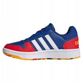 Boty Adidas Hoops 2.0 Jr FY7016 námořnická modř modrý 1
