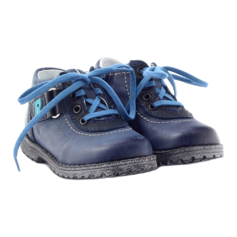 Boy 'Leather Boots 1456 Navy Blue Renbut modrý 4