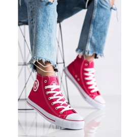 New Age vysoké tenisky růžový 1 New Age vysoké tenisky růžový 1