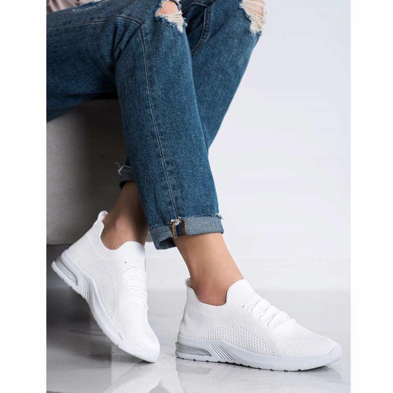 Diamantique Bílé sportovní boty bílý 2