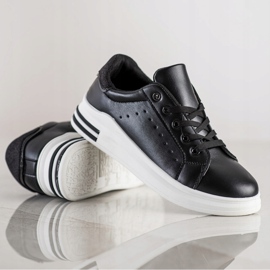 Diamantique Tenisky s třpytivou vložkou černá 1