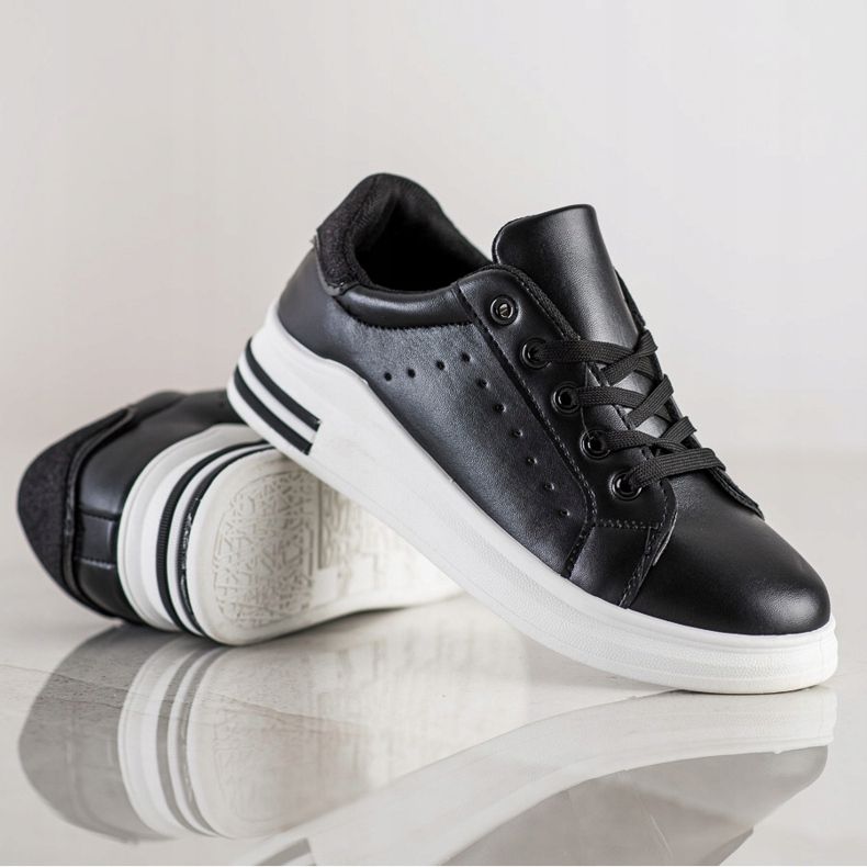 Diamantique Tenisky s třpytivou vložkou černá 1