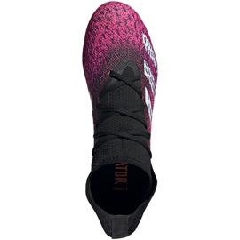 Kopačky Adidas Predator Freak.3 Fg M FW7514 černá, černá, růžová růžový 1
