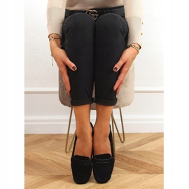 Černé dámské mokasíny S-980 černé černá 1