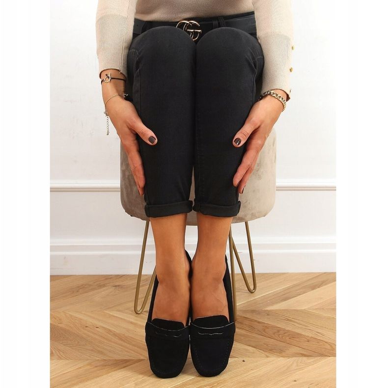 Černé dámské mokasíny S-980 černé černá 1