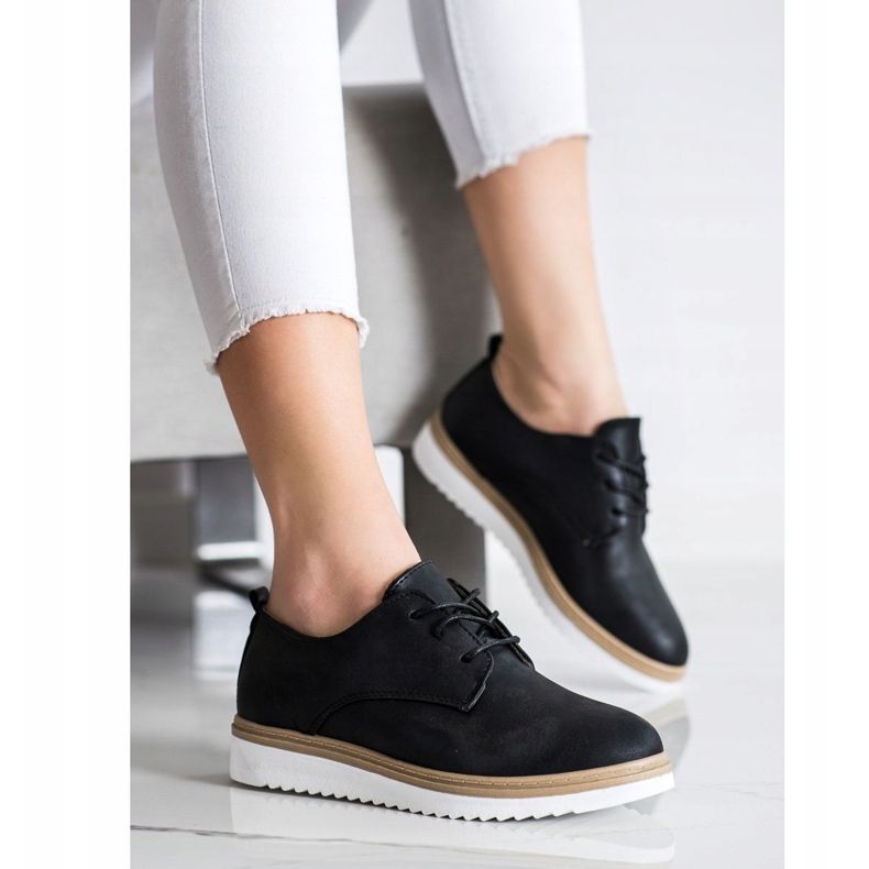 SHELOVET Neformální černé boty černá 1