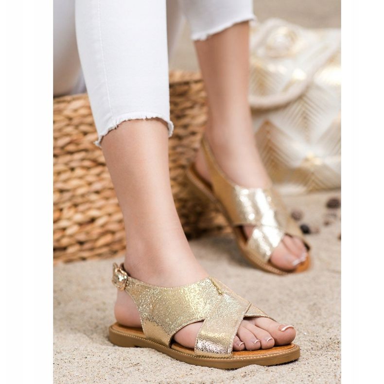 Filippo Klasické zlaté sandály zlatý 2