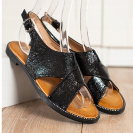 Filippo Klasické černé sandály černá 2