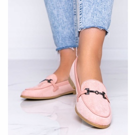 Mokasíny z ekologického semiše Juliette růžový 1