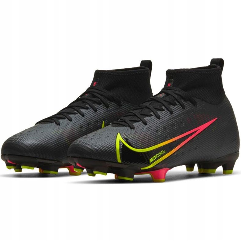 Kopačky Nike Mercurial Superfly 8 Pro Fg Jr CV0804 090 vícebarevný černý 2