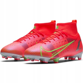 Kopačky Nike Mercurial Superfly 8 Pro Fg Jr CV0804 600 oranžový oranžový 2