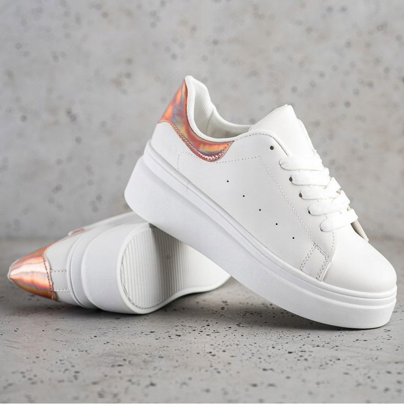 SHELOVET Pohodlné tenisky bílý 1