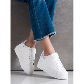 SHELOVET Pohodlné tenisky bílý 1