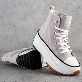 SHELOVET Vysoké Tenisky Na Platformě šedá 1