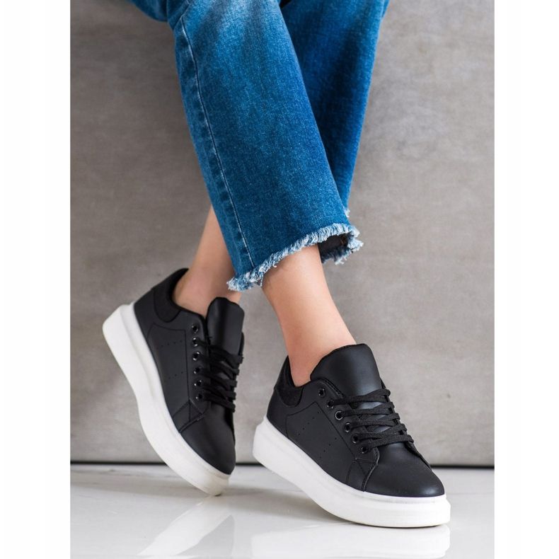 SHELOVET Klasické tenisky černý 2