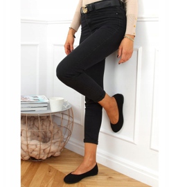 Černé dámské balerínky JX38 Black černý 1