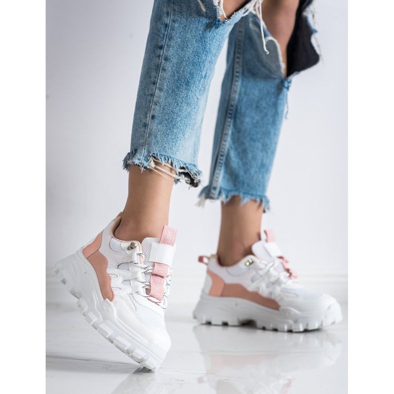 SHELOVET Bílé tenisky od Fahion bílý 2