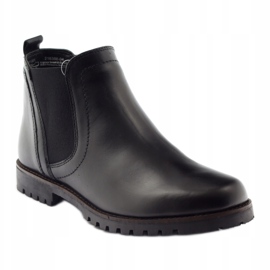 Caprice booties dámské zimní boty 25468 černý 1