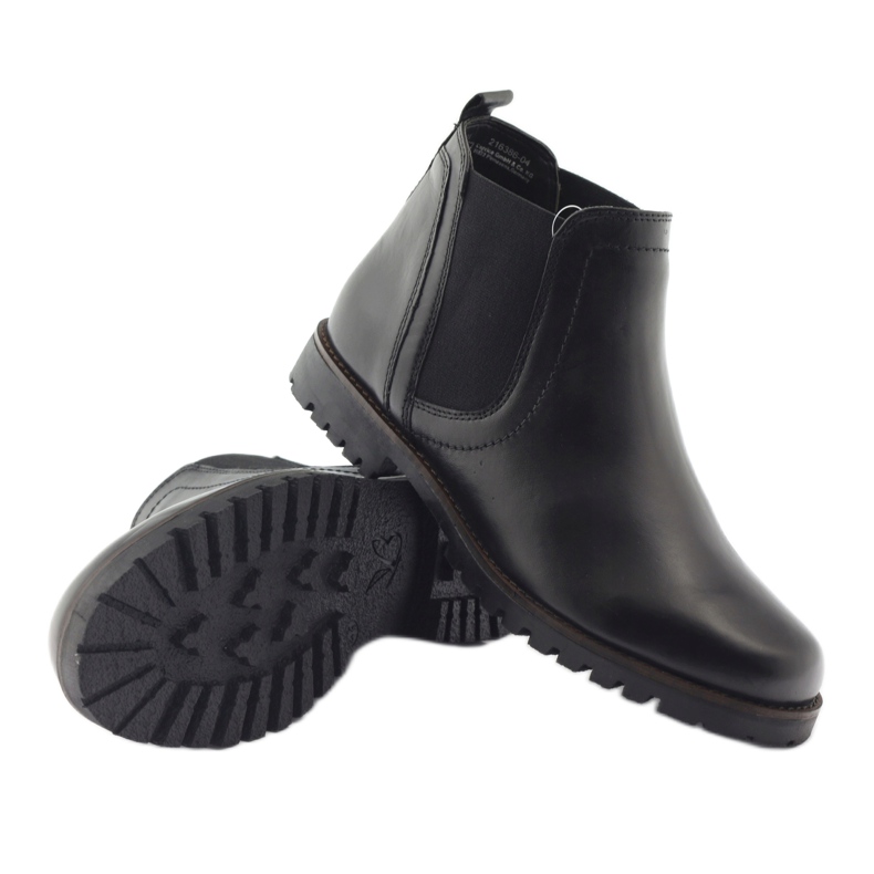 Caprice booties dámské zimní boty 25468 černý 3