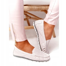 Ekologické mokasíny z kůže Rio Flore šedá 3