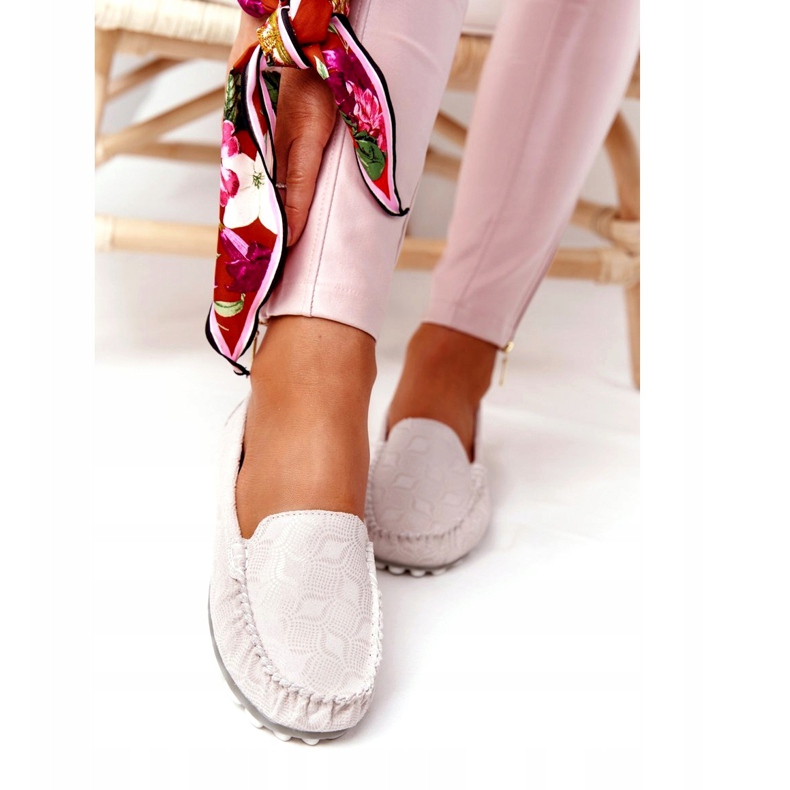 Ekologické mokasíny z kůže Rio Flore šedá 1