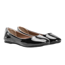 Černě lakované balerínky Sixth Avenue černý 1