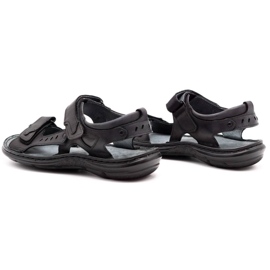 Polbut Černé sandály 277 černý 1