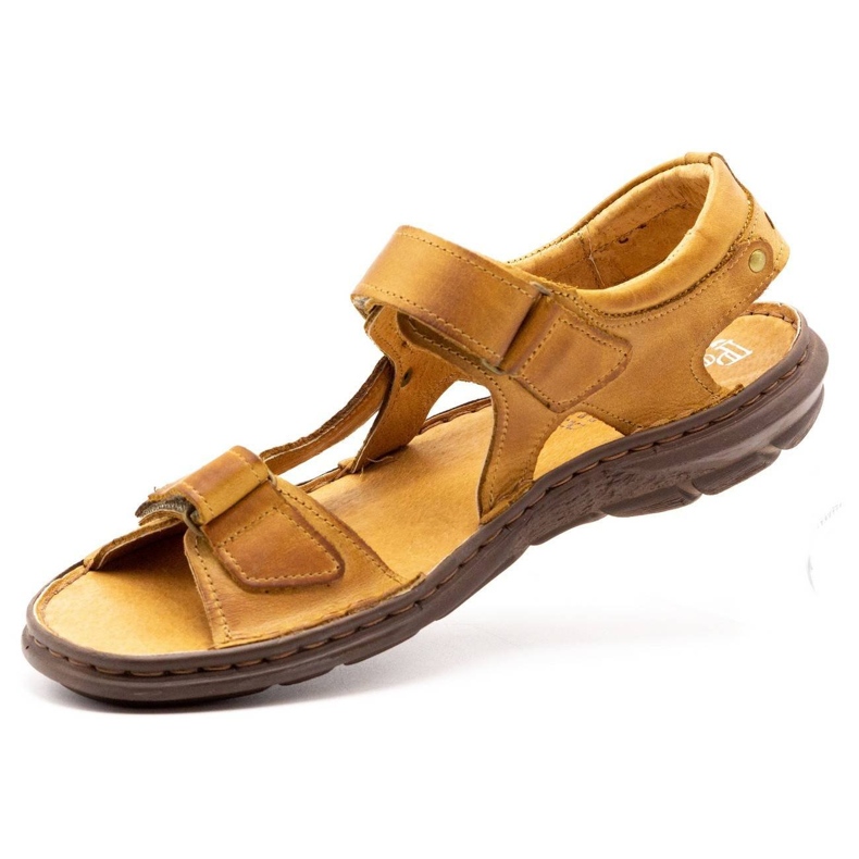 Polbut 277 červených sandálů oranžový 1