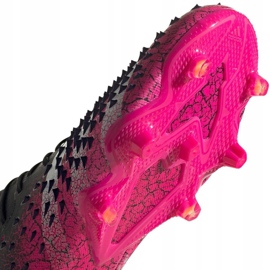 Kopačky Adidas Predator Freak.1 L Fg M FW7244 bílá, černá, růžová černý 2