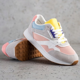 SHELOVET Barevné sportovní boty růžový vícebarevný 1