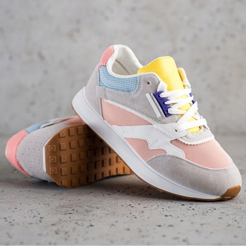 SHELOVET Barevné sportovní boty růžový vícebarevný 1