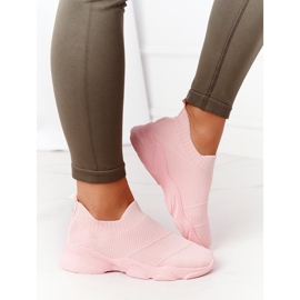 PS1 Dámská sportovní obuv Nazouvací růžová třída jógy růžový 1