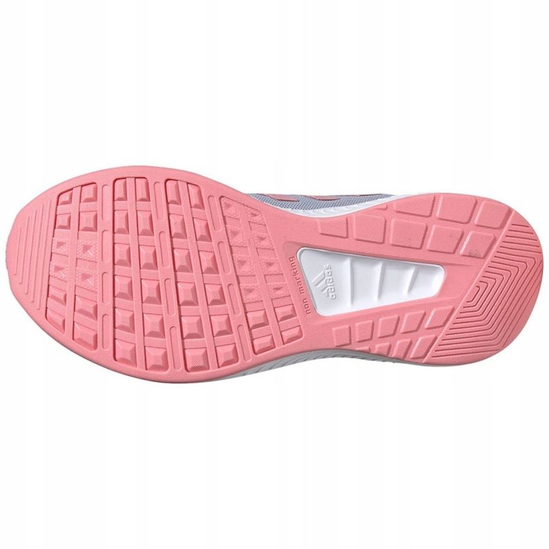 Dětské boty Adidas Runfalcon 2.0 K šedo-růžové FY9497 růžový šedá 2