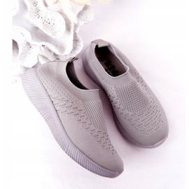 EVE Dětské sportovní boty Nazouvací šedý školní výlet šedá 1