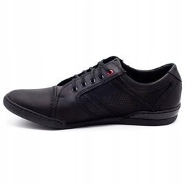 Polbut Pánská obuv pro volný čas R3 Perforation Black černý 2