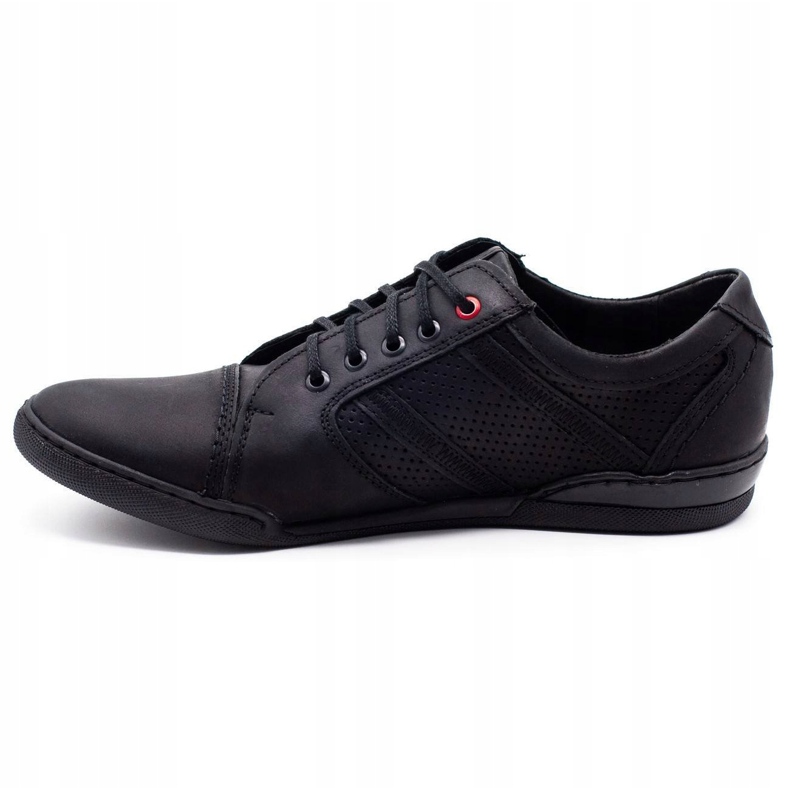 Polbut Pánská obuv pro volný čas R3 Perforation Black černý 2