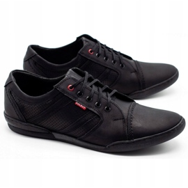 Polbut Pánská obuv pro volný čas R3 Perforation Black černý 3
