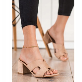 Pantofle VINCEZA béžový 1