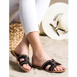 Stylové pantofle VINCEZA černý 1