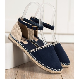 Goodin Námořnické espadrilky se semišem béžový námořnická modř modrý 1