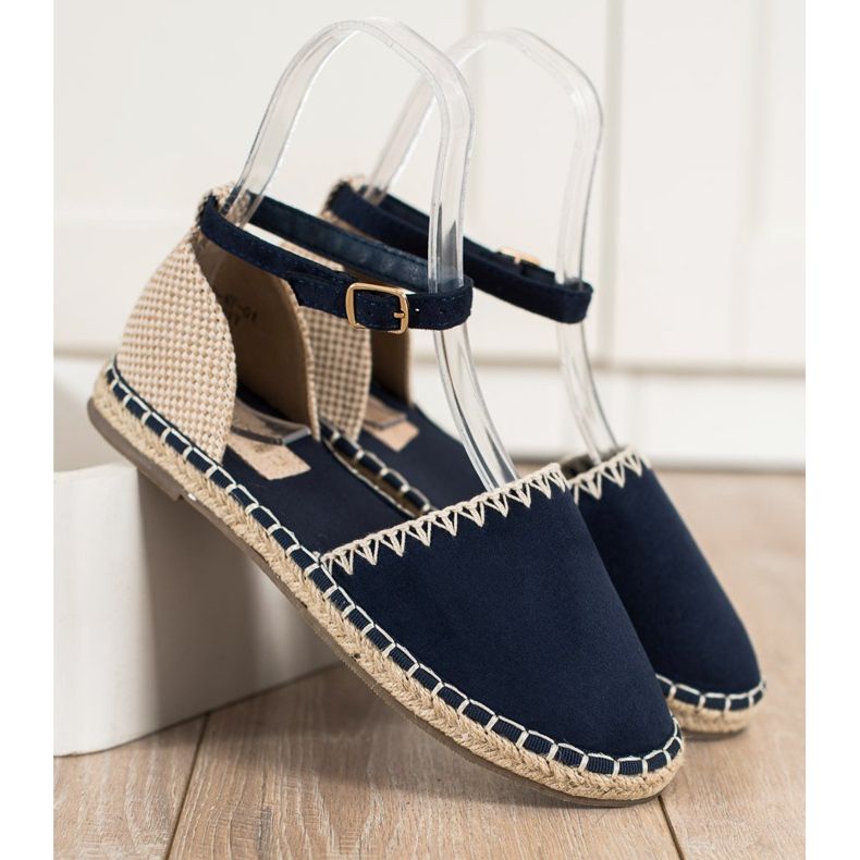Goodin Námořnické espadrilky se semišem béžový námořnická modř modrý 1