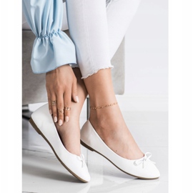 Diamantique Klasické balerínky bílý 2